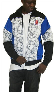 ZIPWAY LA CLIPPERS NBA WARM UP JACKET(ロスアンゼルスクリパース)ウィンドブレーカー ジャケット ナイロン ジャケット ジャケットウオームアップ ジャケットジャンパー nba バスケットボール ユニホーム メンズ 大きいサイズ ジャージ LL 2L 3L 4L 5L