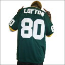 【あす楽】【送料無料】GREEN BAY PACKERS (グリーンベイ パッカース) replica フットボールシャツ 80【JAMES LOFTON】フットボールジャージ ゲームシャツ 大きいサイズメンズ メンズ大きいTシャツ ヒップホップ衣装 ダンス 衣装 ジャージ