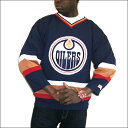 EDMONTON OILERS (エドモントンオイラース) replica アイスホッケーシャツ アイスホッケー　ゲームシャツ 大きいサイズメンズ　メンズ大きいTシャツ　ヒップホップ衣装　ダンス　衣装　ジャージ