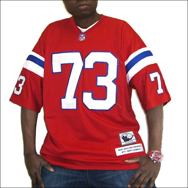 ڤڡ̵ۡNEW ENGLAND PATRIOT (ѥȥ) replica եåȥܡ륷 #73JOHN HANNAH礭󥺡礭ॷġ󥹡󥹰hiphop ҥåץۥå