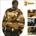 BLACKSMITH BIG MEN’S JACQUARD CAMO SWEATER【全3色】 [あす楽] ブラックスミス 迷彩 ニット[セーター] カモニット カモセーター 迷彩ニット大きいサイズセーター スウェット ニット メンズニ…