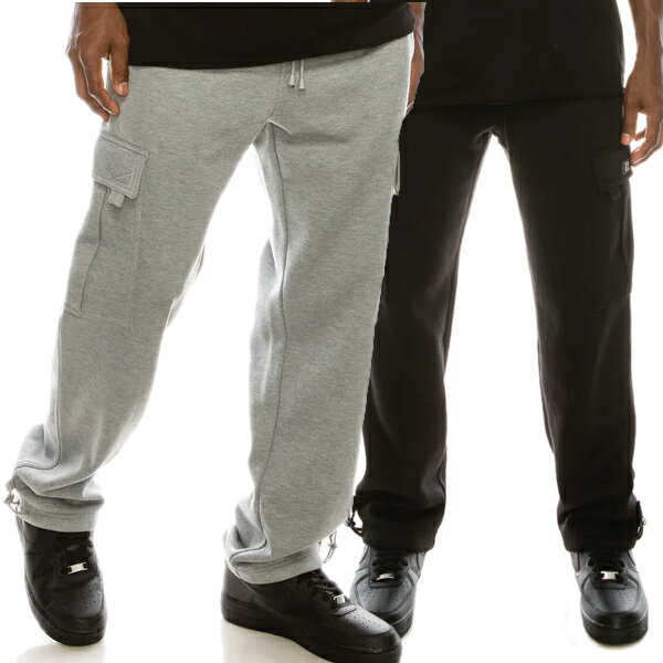 (FL77)VICTORIOUS SOLID FLEECE HEAVYWEIGHT CARGO SWEATPANTSヘビーウェイト スエット カーゴ ロング パンツヒップホップ衣装　ダンス　衣装【L〜XL】2XLもございますPro club PROCLUB【全2色】スウェット メンズ 大きいサイズ LL 2L 3L 4L 5L 7L