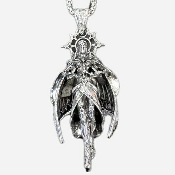 ANGEL NECKLACE & PENDANT  メッキ ペンダントメーキアクセサリーネックレス、ヒップホップネックレス、ストリート　バイカー　Bボイ　ダンス　ファッションアクセサリー
