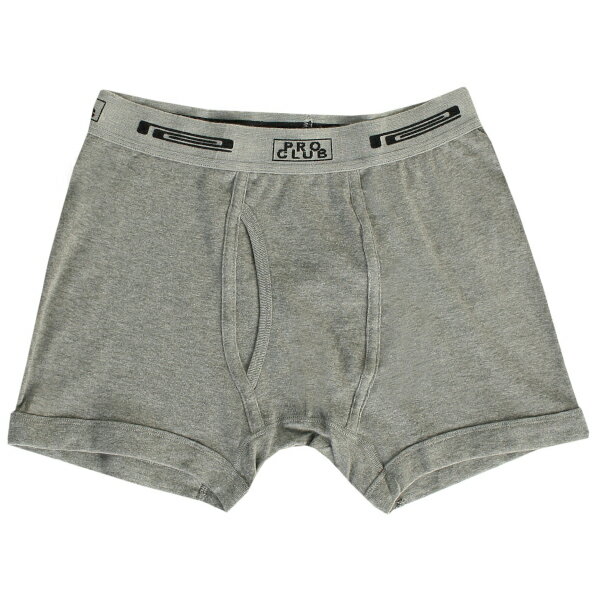 PRO CLUB　(プロクラブ) Boxer Briefs　2枚/1色パック【グレー】【あす楽】【SIZE:2XLのみ】PROCLUB プロ クラブ ボクサー　プロクラブインナーウエア　メンズボクサーメンズアンダーウェア　大きいサイズメンズボクサー　大きいサイズアンダーウェア