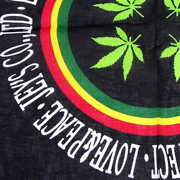 MARIJUANA BANDANA マリファナ　リーフ　スモカース　葉っぱ　ダンス衣装　デコレ...