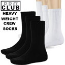 3足パック 全2色 Pro Club Heavyweight Crew Socks【3pairs set】 (プロクラブ) ヘビーウエイト クルーソックスSOCKSSIZE 9-11【27〜29cm】, 10-13【28〜31cm】, 13-15【31〜33cm】 ソックス 靴下男女兼用 ヒップホップ ストリート