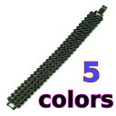 【全5色】メンズ 4連テニスチェーン ラインストーン ブレスレット