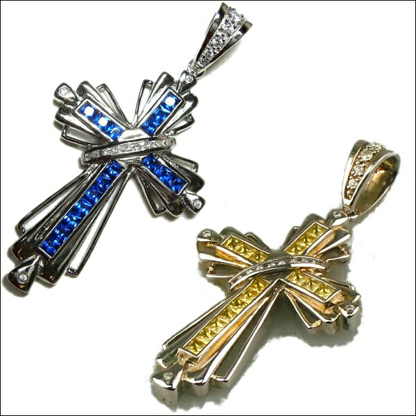 【全2色】925シルバー クロスペンダント