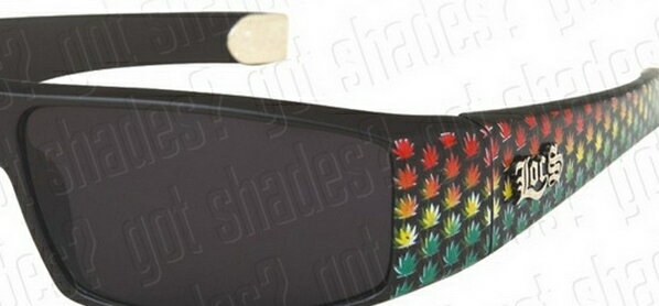 Locs,s Shade Black OGサングラス【ロックス】【LOS ANGELES MARIJUANA DESIGN アメリカ マリファナ　..