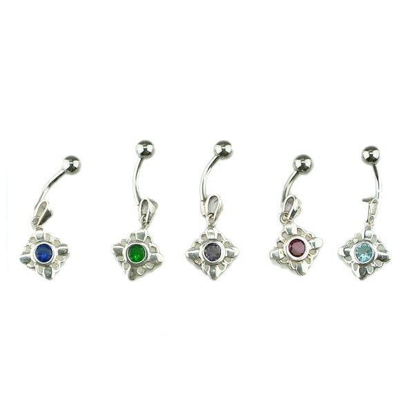 【5色】Simple Design へそピアス