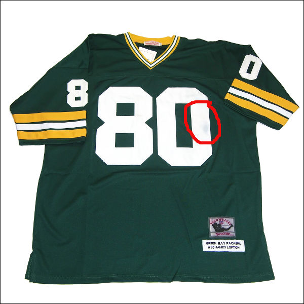 【※訳あり※】【送料無料】【2XL】GREEN BAY PACKERS (グリーンベイ　パッカース) replica フットボールシャツ #80【JAMES LOFTON】フットボールジャージ　ゲームシャツ 大きいサイズメンズ　メンズ大きいTシャツ　ヒップホップ衣装　ダンス　衣装　ジャージ