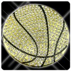 ジルコニア付 バスケットボール バックル ゴールド