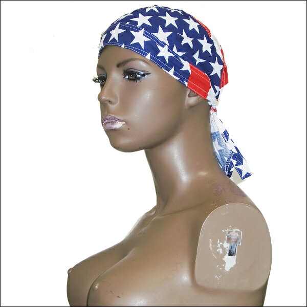 AMERICAN FLAG DU-RAG　アメリカ　旗　U.S.A ドゥーラグ　(ドゥーラグ）ドーラグ P...