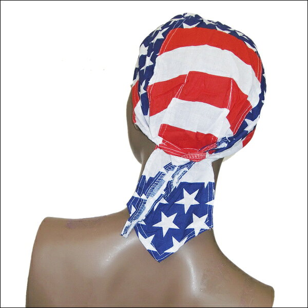 AMERICAN FLAG DU-RAG　アメリカ　旗　U.S.A ドゥーラグ　(ドゥーラグ）ドーラグ P...