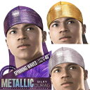 #2016 METALLIC SILKY DU-RAG(ドゥーラグ) メタリックシルク ドゥーラグダンス ライブ イベント hiphop ヒップホップ ダンス 衣装 ダンス衣装 水泳帽