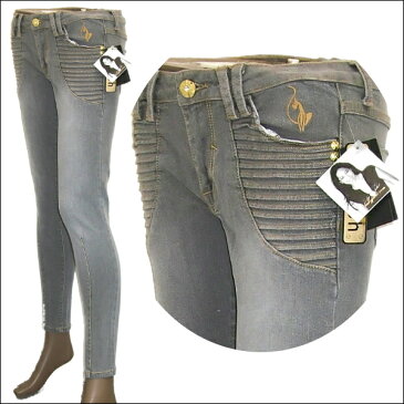 BABY PHAT Pale Wash (Skinny Cuff Jean) スキニーデニムパンツASHグレー