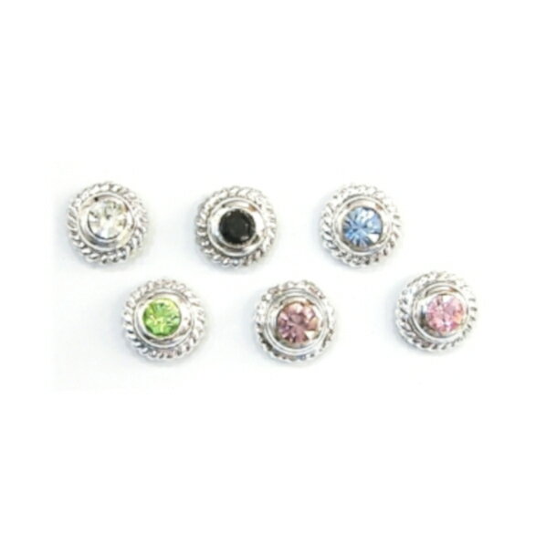 カラーストーンマグネットピアス(1個)