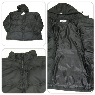 【123BD】(3XL〜7XL)PRO CLUB BUBBLE DOWN JACKET　(プロクラブ) バーブル ダウンジャケット メンズ 大きいサイズ ジャンパー LL 2L 3L 4L 5L 7L ブラック