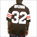 CLEVELAND BROWNS replica フットボールシャツ/ #32大きいサイズ　メンズ　小さいサイズ　メンズ大きいサイズ　ゲームシャツ　ダンス　衣装　ダンス衣装　hiphop ヒップホップ