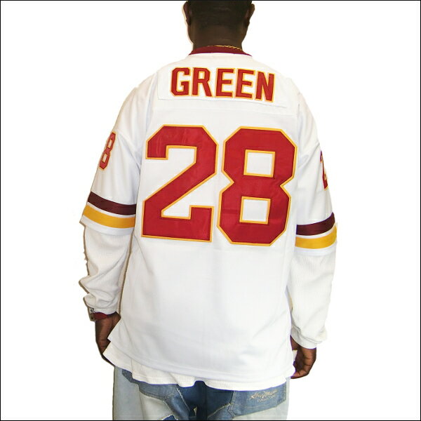 【あす楽】【送料無料】【全2色】WASHINGTON REDSKINS replica フットボールシャツ #28【DARRELL GREEN】大きいサイズ　メンズ　小さいサイズ　メンズ大きいサイズ　ゲームシャツ　ダンス　衣装　ダンス衣装　hiphop ヒップホップ