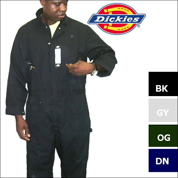 【あす楽】【M-2XL】DICKIES【48799】【4879】ディッキーズ カバーオール 長袖 ツナギ ディッキーズ　つなぎ　作業着　作業服　無地　メンズ　メンズ大きいサイズ　大きいサイズ　メンズ　小さいサイズメンズ大きいつなぎ 3XL/4XLは別のページになります。