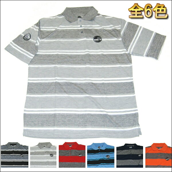 BLACK SHEEP【全6色】[ブラックシップ]【M〜2XL】半袖ボーダーライン ポロシャツBlack Sheep メンズポロ 大きいサイズメンズ POLO SHIRT ポロシャツ サイズM L XL XXL 3L 4L 5L襟付きボタンTシ…