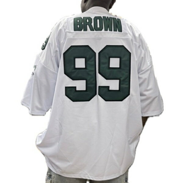 Rakuten - 【あす楽】【送料無料】PHILADELPHIA EAGLES replica フットボールシャツ/ #99【JEROME BROWN】大きいサイズ　メンズ　小さいサイズ　メンズ大きいサイズ　ゲームシャツ　ダンス　衣装　ダンス衣装　hiphop ヒップホップ