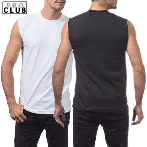 【133】S〜XL PRO CLUB (プロクラブ)(コンフォート) COMFORT MUSCLE SLEEVELESS ヒップホップ衣装　ダンス　衣装PROCLUB 無地/プレーン マッスルTシャツ　タンクトップ　ジムウエア大きいサイズメンズ インナー 作業着5Lスリーブレス　ノースリーブ