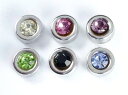 【全6色】カラージルコニアマグネットピアス(2個セット)4mm/5mm/6mm/8mm