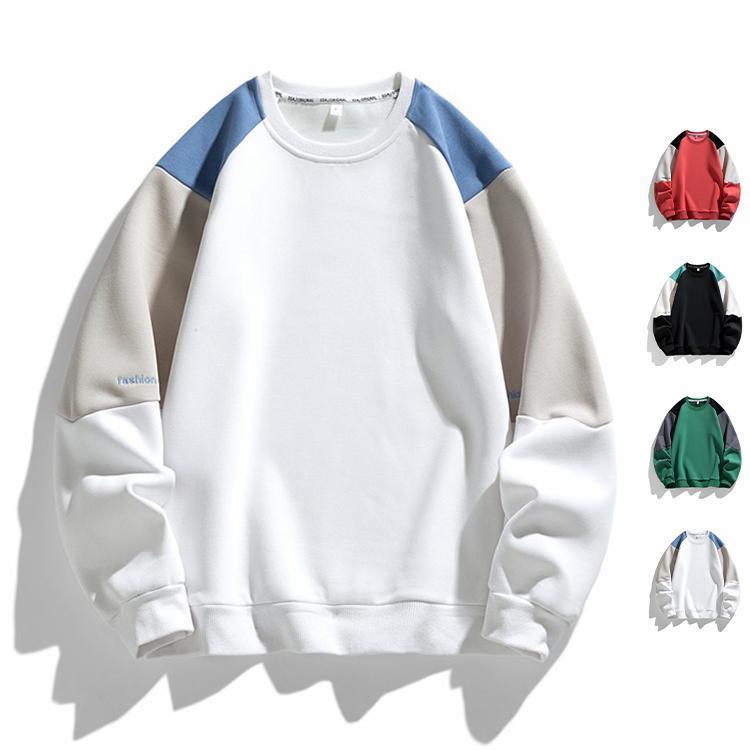 Other - 秋物トレーナー メンズ トレーナー トップス クルーネック 切り替え袖 スウェット 2025 秋服 秋 秋物