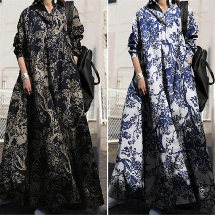 カラー：写真参考 モニターの発色の具合により実際の商品と色が異なる場合がございます。サイズ（cm）S: 着丈：134 バスト：116 肩幅：56 袖丈50M: 着丈：135 バスト：121 肩幅：57 袖丈51L: 着丈：137 バスト：126 肩幅：58 袖丈52XL: 着丈：138 バスト：131 肩幅：59 袖丈522XL: 着丈：140 バスト：136 肩幅：60 袖丈52※サイズは平置き、メジャー採寸を行っております。1-3cmの誤差がある場合があります。予めご了承下さいませ。素材 ポリエステル+コットン+リネン伸縮性 なし透け感 なし生産国 中国キーワード シャツワンピース ワンピース レディース ロングワンピース ロングシャツワンピース ゆるっとワンピース 長袖 超ロング ロング丈 マキシ丈 長袖 体型カバー 花柄 綿麻 コットンリネン ゆったり シンプル ロングワンピ 着痩せ 20代 30代 40代 50代 送料無料