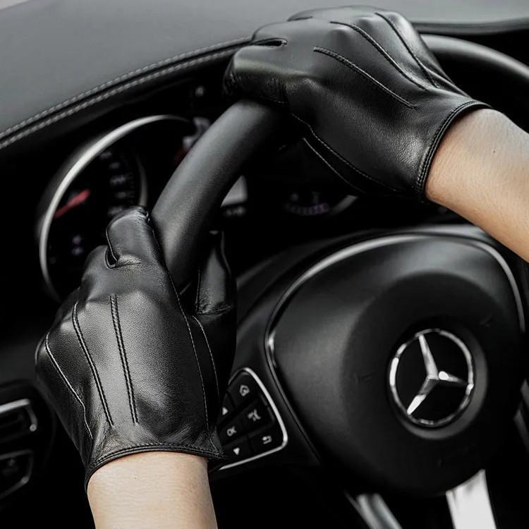 山羊革 スマホ対応可能 本革手袋　メンズ　グローブ　レザーグローブ　レザー手袋　glove　バイク手袋　バイクグローブ　レーシンググ..