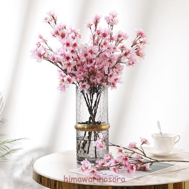 乐天商城 - 桜 造花 サクラ 5本セット 束春 さくら フラワーアレンジ 美しい 日本 季節 きれい 満開 室内 インテリア 桜の造花 春を感じる アレンジメント ピンク ギフト