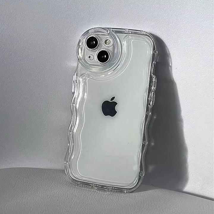 【うねうねアイフォンケースの新作】ウェーブ iphone16ケース iPhone17ケース iphoneカバー 波 アイフォン17ケース 携帯カバー 春 夏 クリア 透明 ソフトケース アイフォン iPhone 16 17 pro max plus スマートフォン スマホ 携帯 ケース カバー ソフト 【アップルマークが見える】！iPhoneケース シンプル ユニセックス メンズ お揃い カップル おしゃれ 可愛い シリコン 軽量 ソフトケース レディース 韓国 ブランド風本品は新発売のため、メーカーにおいて細部にわたる改良が行われる可能性がございます。爆買