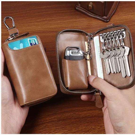 キーケース メンズ スマートキー おしゃれ コンパクト プレゼント ペア ダブル 鍵 シンプルおしゃれ