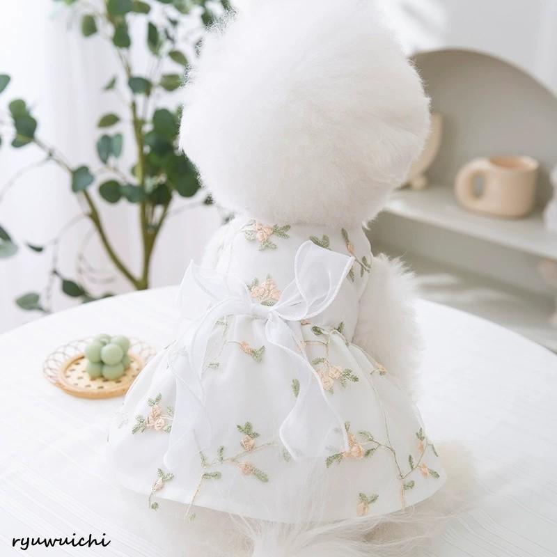 乐天商城 - 新作 犬 犬服 犬の服 犬用品 ドッグウェア ウェディングドレス ワンピース レース パーティードレス 結婚式 ペットウェア ペットグッズ