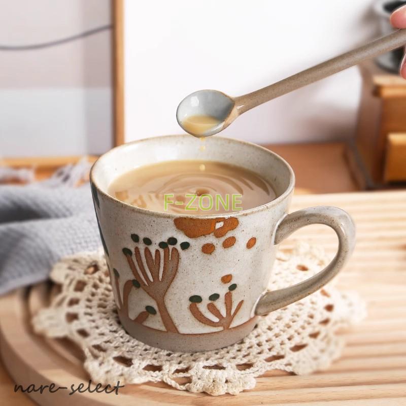 マグカップ 食器 フラワー柄 可愛い 食器 和食器 洋食器 スープ マグカップ カップ コーヒーカップ カフェオレ 北欧風 おしゃれ カフェ風 おうちカフェ