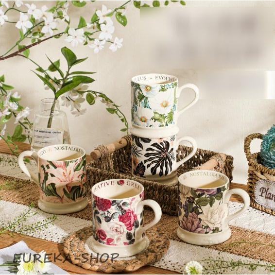 マグカップ 陶器 おしゃれ 大きい 可愛い コップ コーヒーカップ 陶芸 耐熱 古典セラミックマグカップ