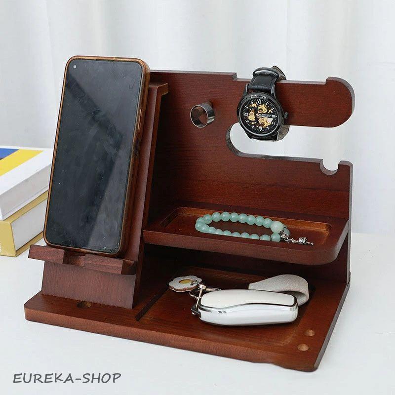 誕生日プレゼント 男性 父の日プレゼント スマホスタンド 木製 父親誕生日プレゼント スマホ置き ペン立て 誕生日贈り物 メンズ ギフト ガジェット おもしろ 腕 dexstore-10015853 dex商店 サンプル画像2