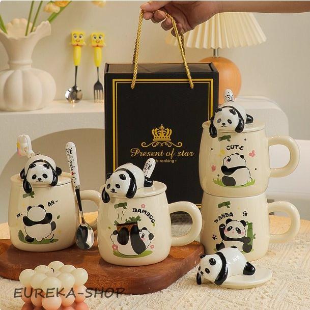 マグカップ ティー 北欧 美しいデザイン コーヒーカップ 食器 シンプル モダン パンダ コップ おしゃれ インテリア キッチン 北欧雑貨 磁器