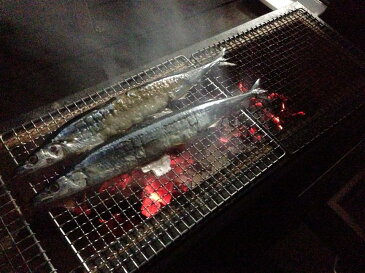 珪藻土焼鳥バーベキューコンロ(業務用大型焼鳥七輪)BQ8T/770x230x200/専用網3枚1組付(鍵主工業作)