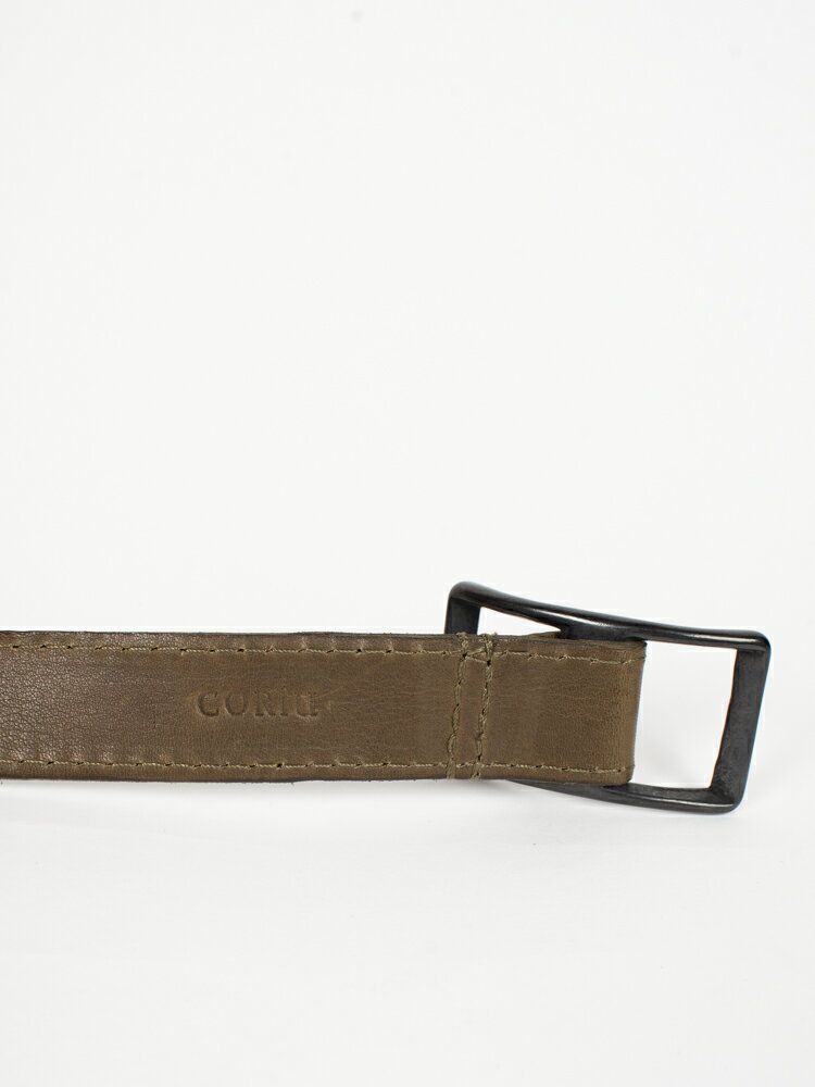 【CORIU】コリュ BELT SLIDING 25mm CALF MILITARY ベルト イタリアブランド イタリア産 レザー