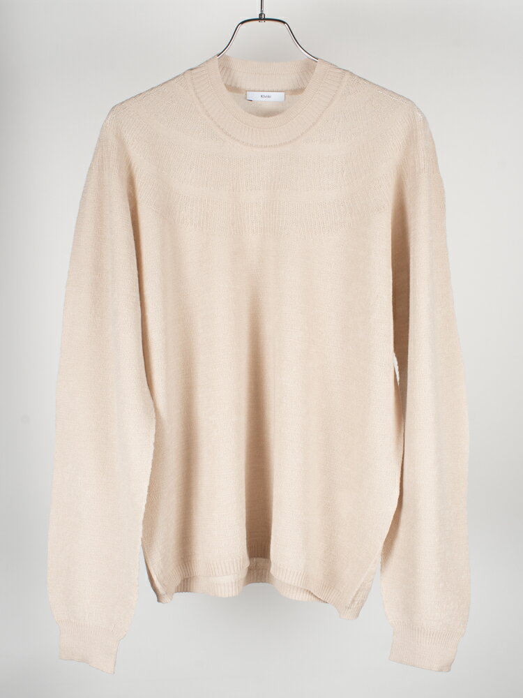 【Kheiki】ケイキ wegenk exclusive Washable Wool Sweater サマーニット セーター 日本ニットブランドコレクション デザイナーズブランド 正規取扱い店 通販