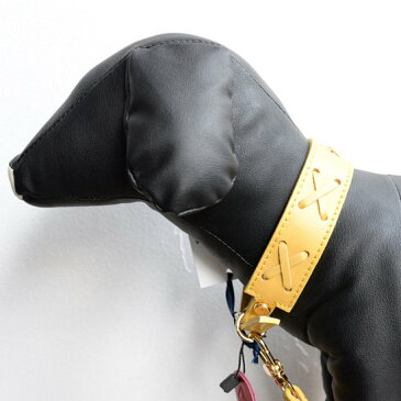 【BABA PARIS】 ババ パリ ANIS collar & leash アンバーイエロー 首輪