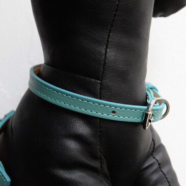 【BABA PARIS】 ババ パリ HELENE harness & leash エメラルドブルー ハーネス