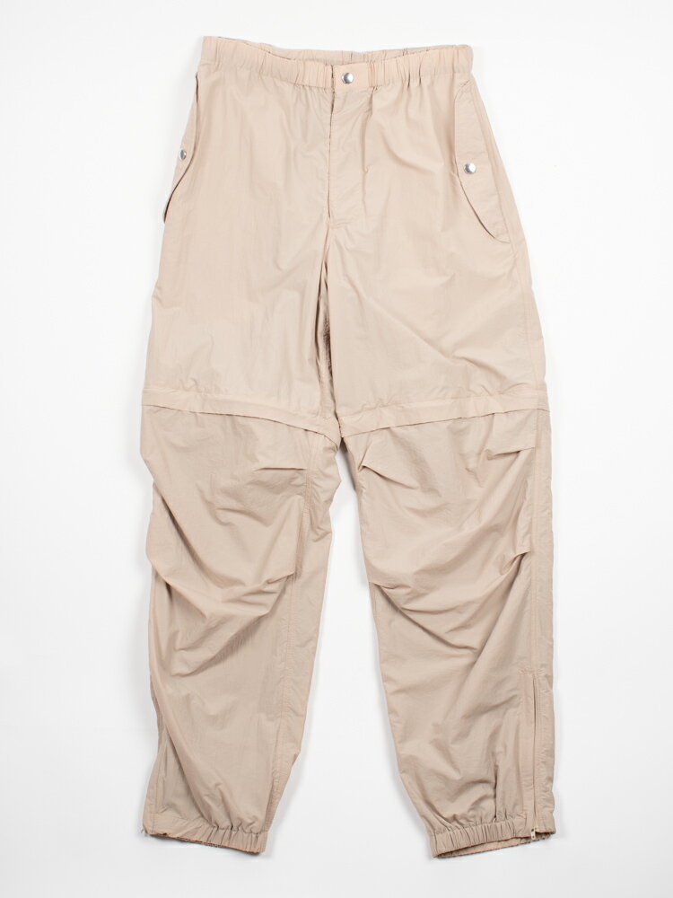  ジョンメイソンスミス/ジェーンスミス NYLON TASLAN REMOVAL CARGO PANTS BEIGE ナイロンタスランリモーバルカーゴパンツ メンズレディース共通品番