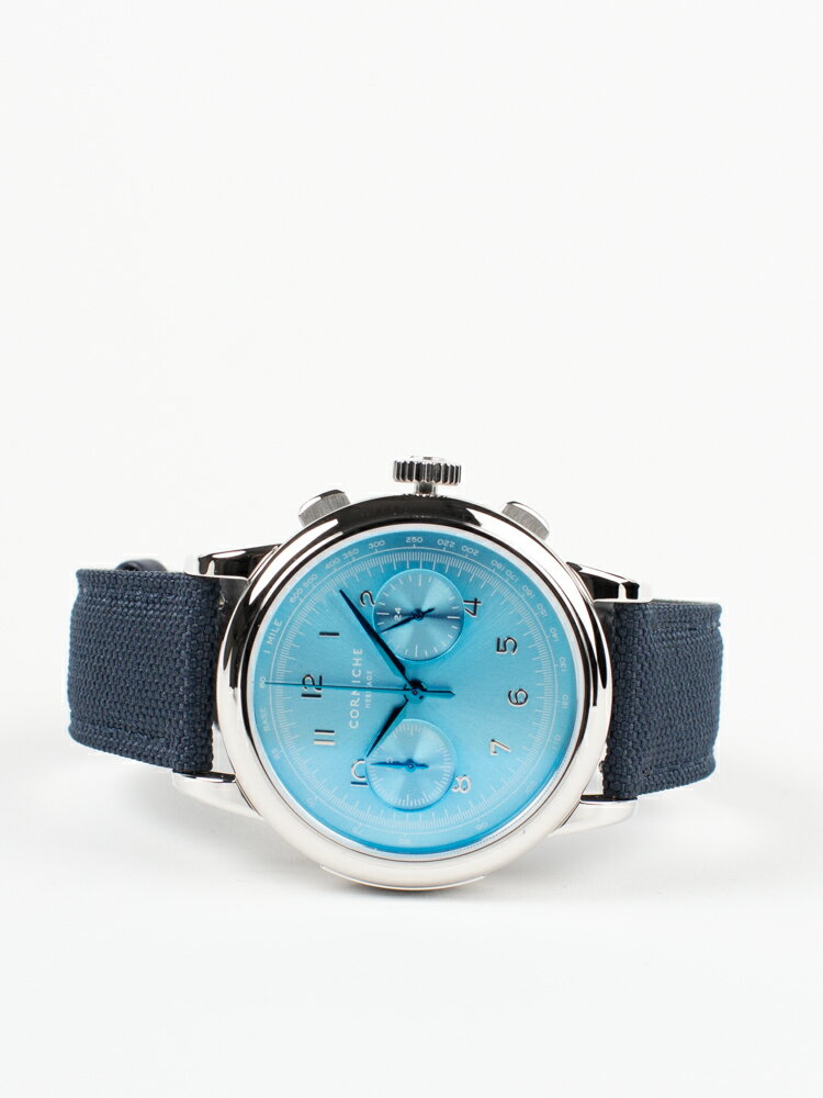 楽天DF TOKYO日本正規取扱い店舗【CORNICHE】コーニッシュ 300本限定モデルHeritage Chronograph Limited Edition Bluebird Chronograph 時計メンズ 北欧ブランド腕時計 ヘリテージクロノグラフ コーニッシュウォッチ 20代30代40代50代60代 男性女性 通販 リミテッド お洒落 おしゃれ