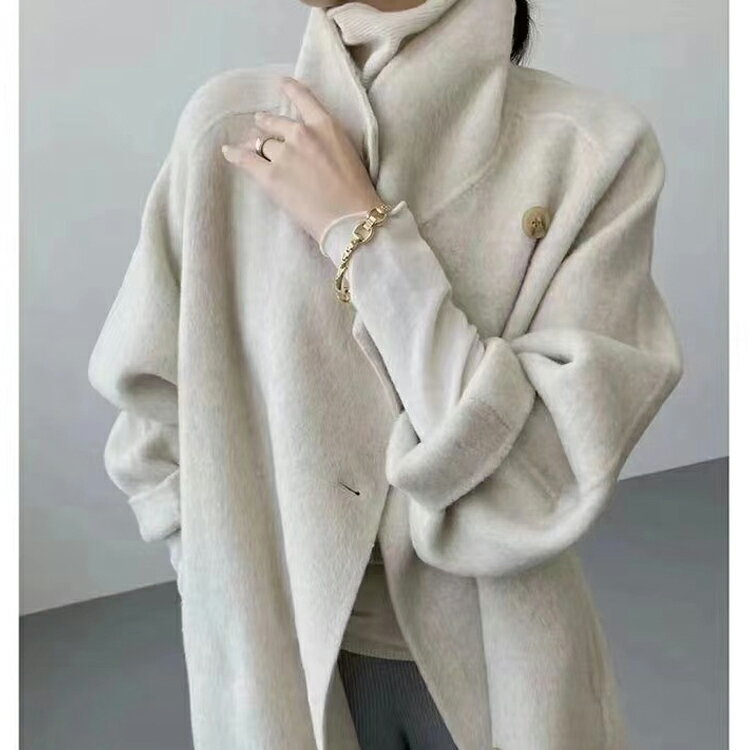 カシミヤ チェスターコート コート レディース 冬 ロングコート トレンチコート テーラードジャケット チェスター コート アウター 厚手 防寒 暖かい ゆったり 大きいサイズ おしゃれ きれいめ お洒落 上品 シンプル 大人 無地