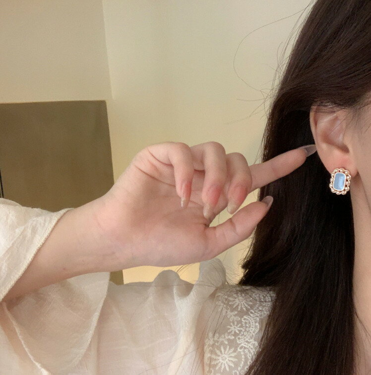 Rakuten - 人工パール ストーン ピアス イヤリング 2type