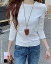 ≪送料無料≫長袖Tシャツ レーディス ロングT 無地Tシャツ ベーシック シンプル カットソー(4)